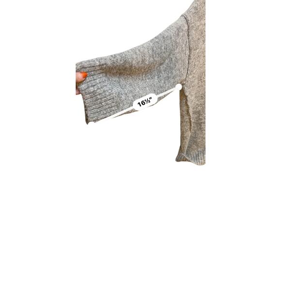 Wild Fable Women’s Gray Sweater Size Large Wool Blend Logan Look NWT Cozy Warm - Picture 9 of 10
